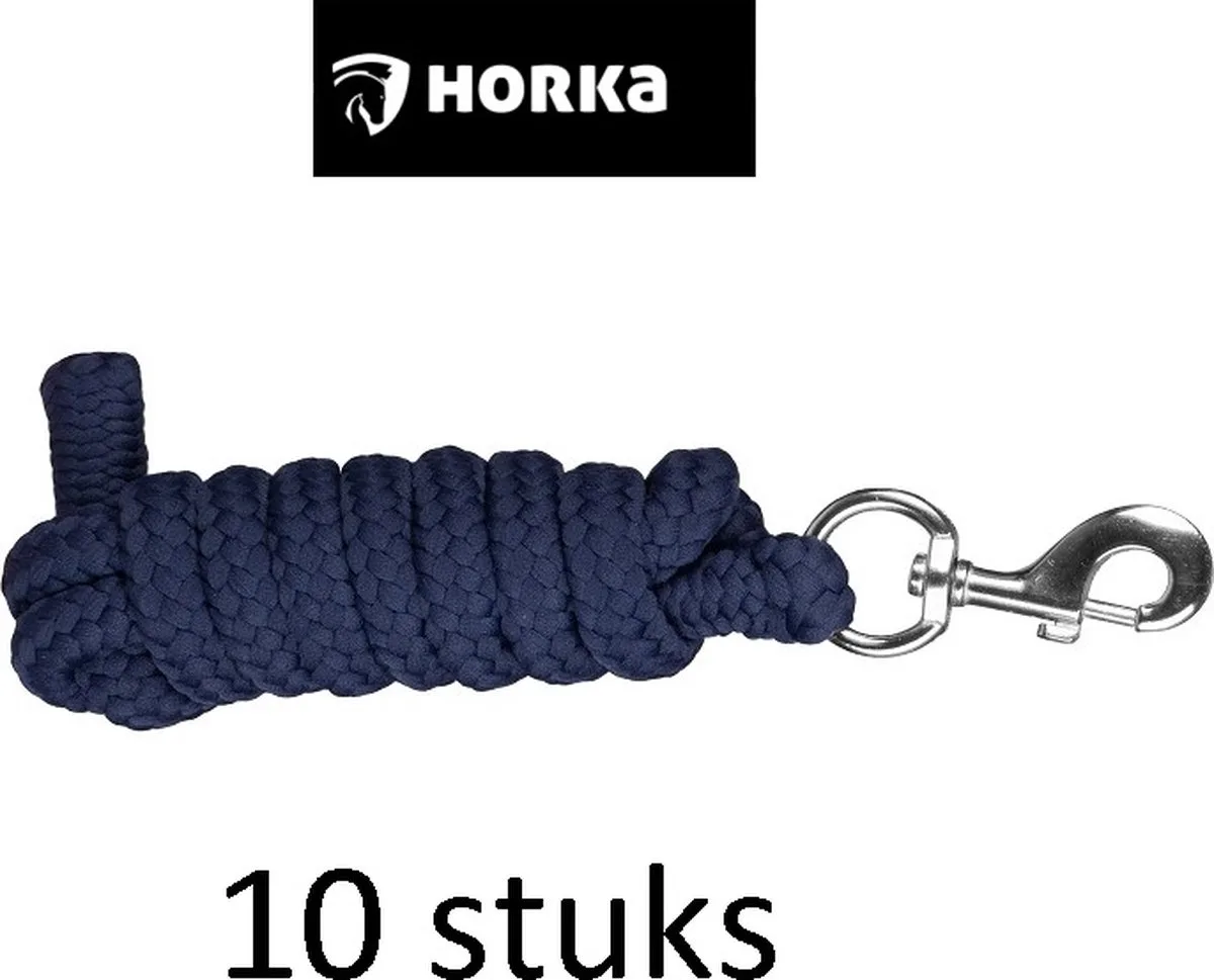 Horka - 10 halstertouwen - Voordeelpak de Horka en Bleu – photo produit