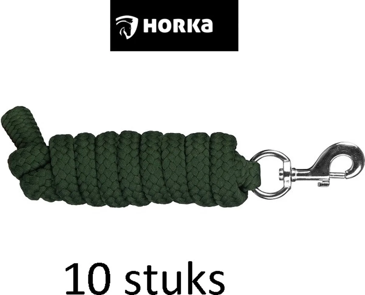 Horka - 10 halstertouwen - Voordeelpak de Horka en Vert – photo produit