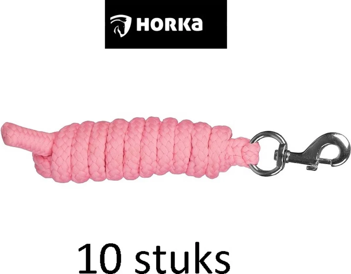 Horka - 10 halstertouwen - Voordeelpak från Horka i Rosa – produktbild