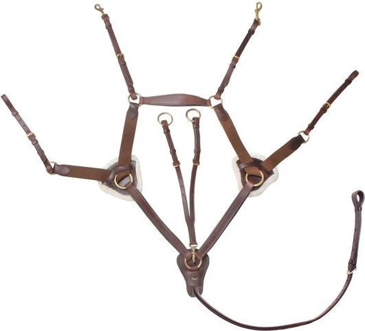 HORKA 5 PUNTS VOORTUIG ELASTISCH FULL de Horka en Marron, Or – photo produit