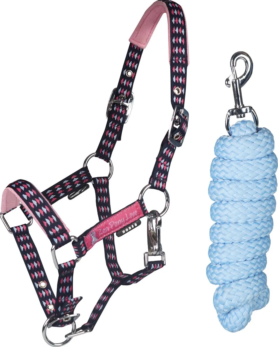 Jolly Kids - Halsterset Jolly SS22 - Maat Pony fra Horka i Blå – produktbillede