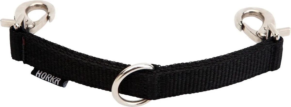Longeerstuk Met D-ring Polyester 13 Cm de Horka en Donkerroze – photo produit
