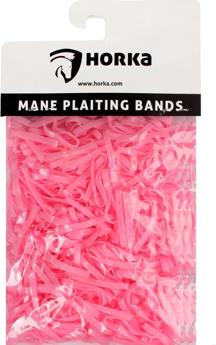 Manenvlechtbanden Polyester - 500 Stuks de Horka en Rose – photo produit