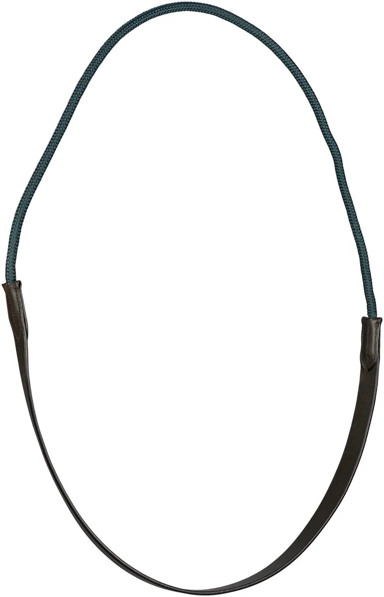 Neckrope Half Leer/half Touw de Horka en Marron, Vert – photo produit