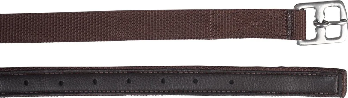 Nylon Stijgbeugelriemen 145 cm de Horka en Marron – photo produit