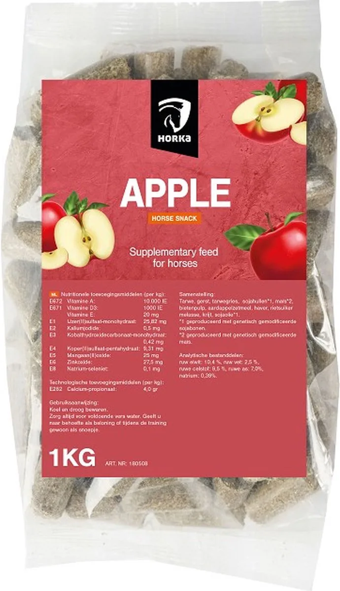 Paardensnoepjes Appel - 1kg de Horka – photo produit