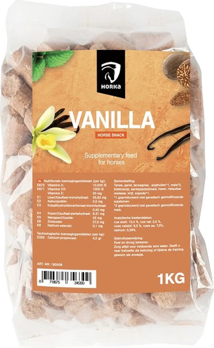 Paardensnoepjes Vanilla - 1kg van Horka – productfoto
