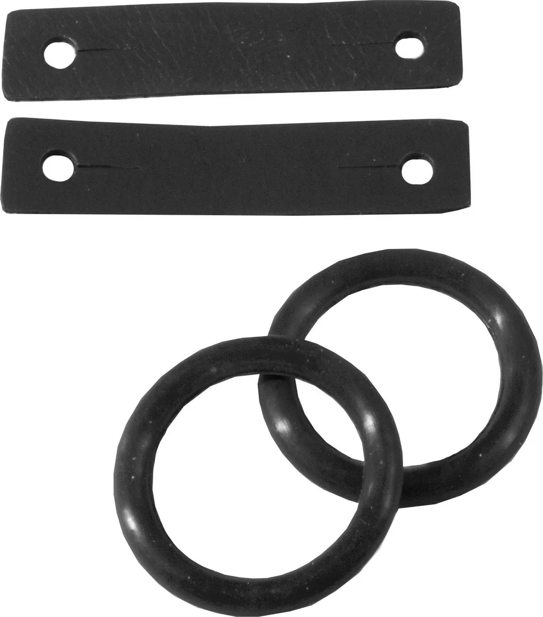 Rubberen Ring Voor Stijgbeugelset Fillis - 2 Stuks van Horka in Zwart – productfoto