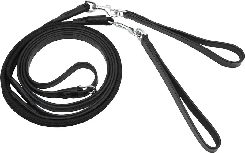 SLOFTEUGEL LEER 2 SINGEL LUSSEN by Horka in Black, Silver – product photo