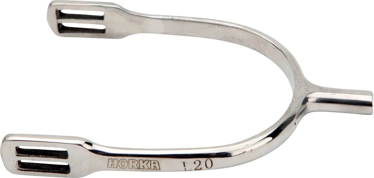 Sporen Stomp Junior Heren - 20 mm de Horka en Argent – photo produit