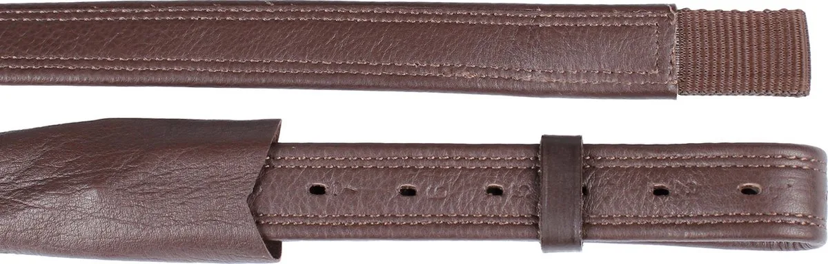 STIJGBEUGELRIEM DRESSUUR NYLON KERN de Horka en Noir, Argent – photo produit