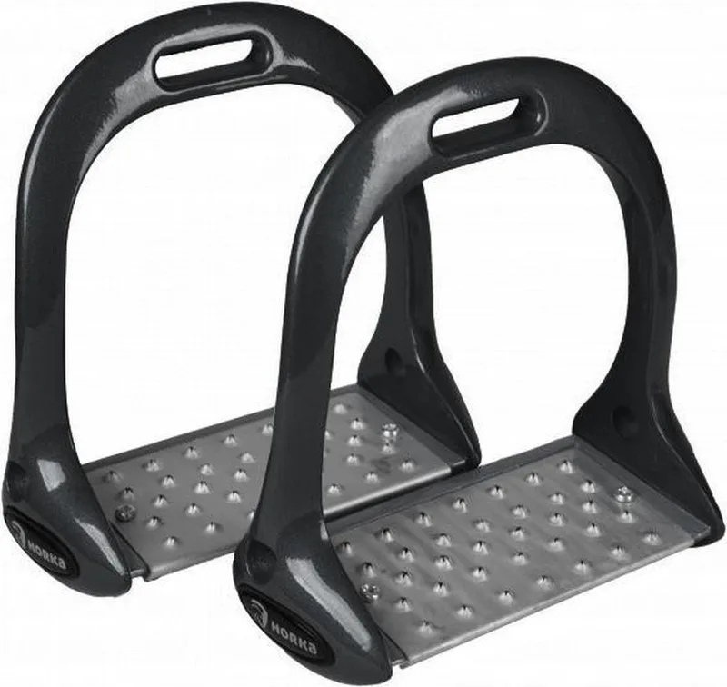 stijgbeugels Tech 12cm by Horka in Black – product photo