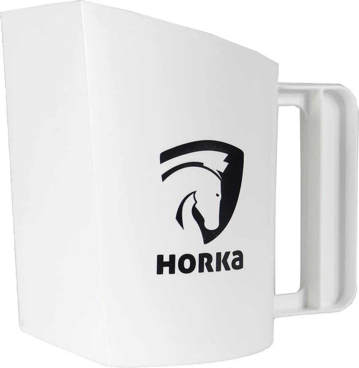 VOERSCHEP MET BEDRUKKING von Horka in Grün – Produktfoto