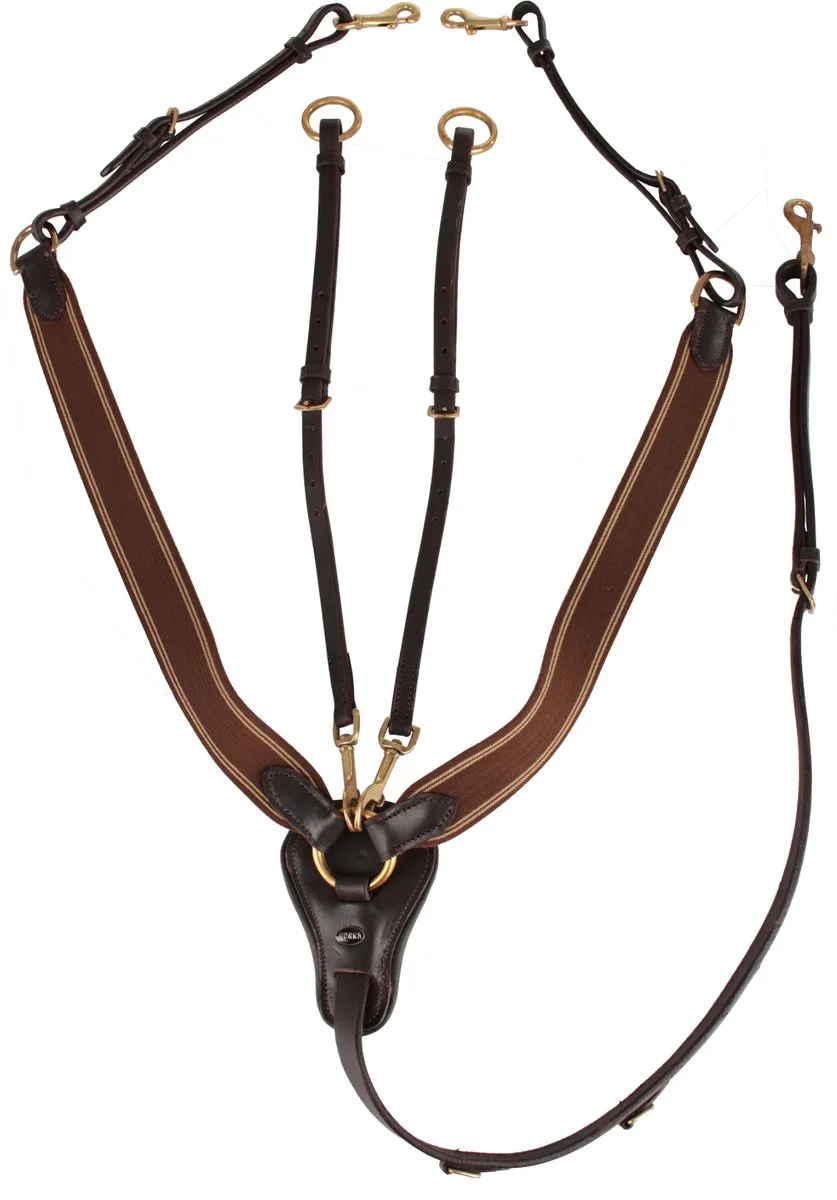Voortuig Elastisch Maat Pony de Horka en Marron – photo produit