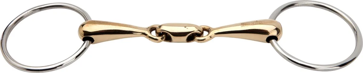 WATERTRENS DUBBEL GEBROKEN GB 18 MM von Horka in Goldbrass – Produktfoto