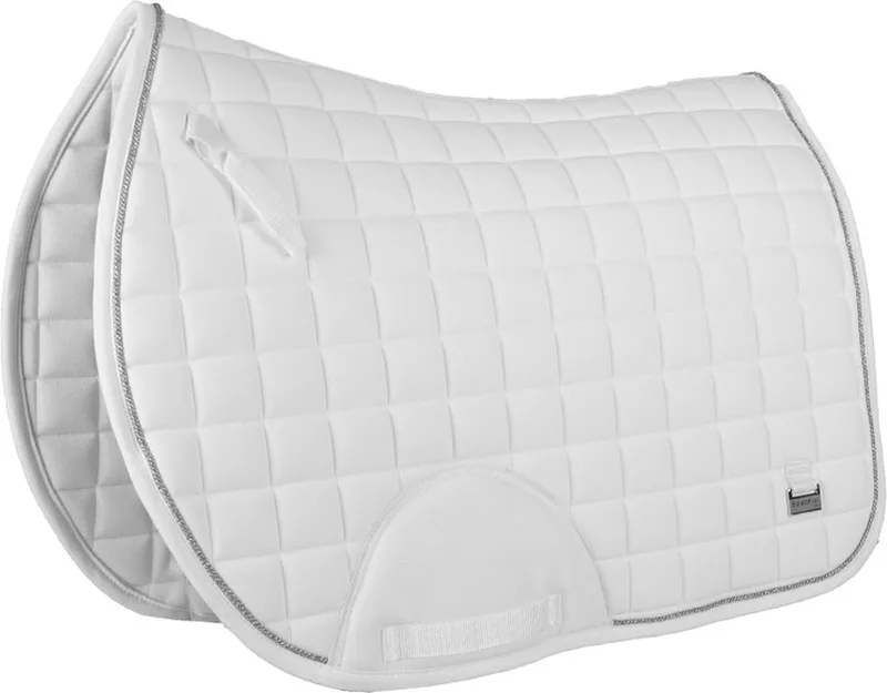 Zadeldek Deluxe Wit/Zilver - FULL DR by Horka in White – product photo