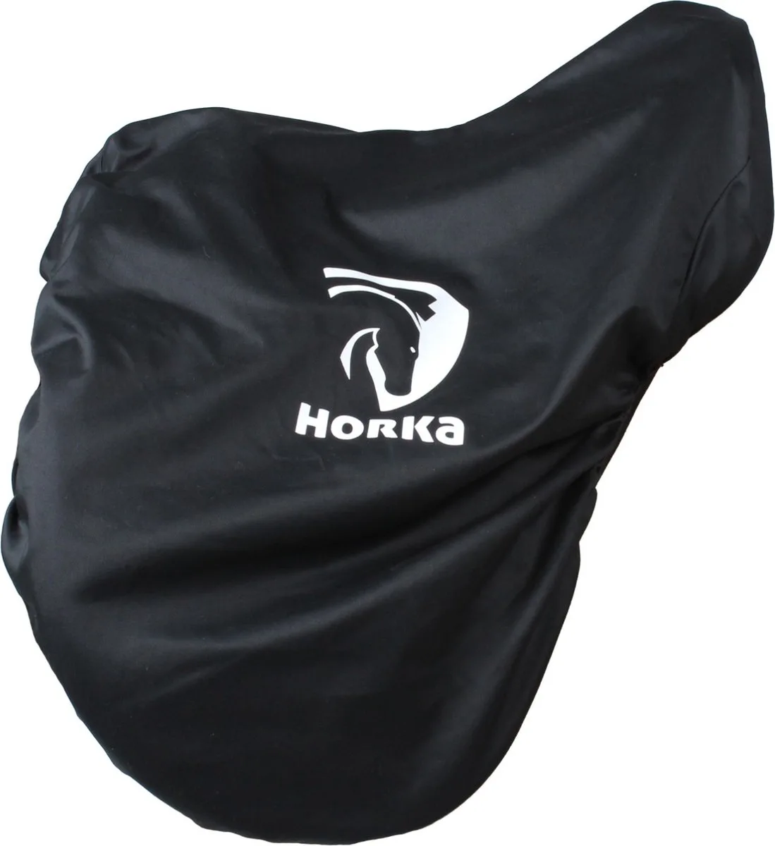 ZADELHOES MET HORKA LOGOS van Horka in Zwart – productfoto