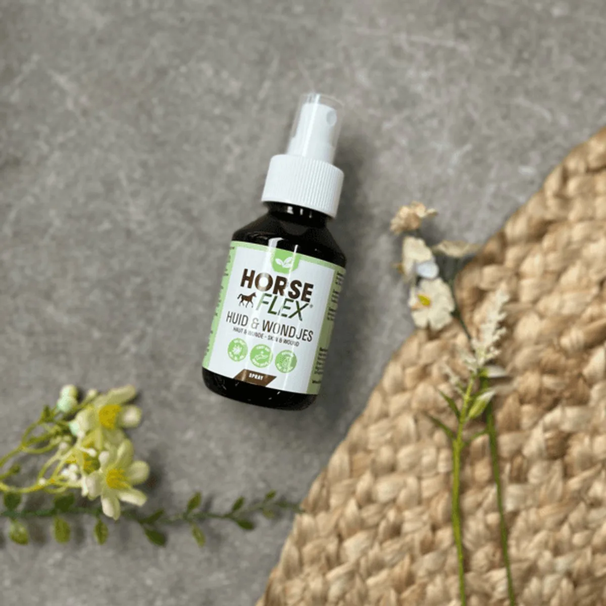 Huid en Wondjes Spray 250ml Origineel de HorseFlex – photo produit