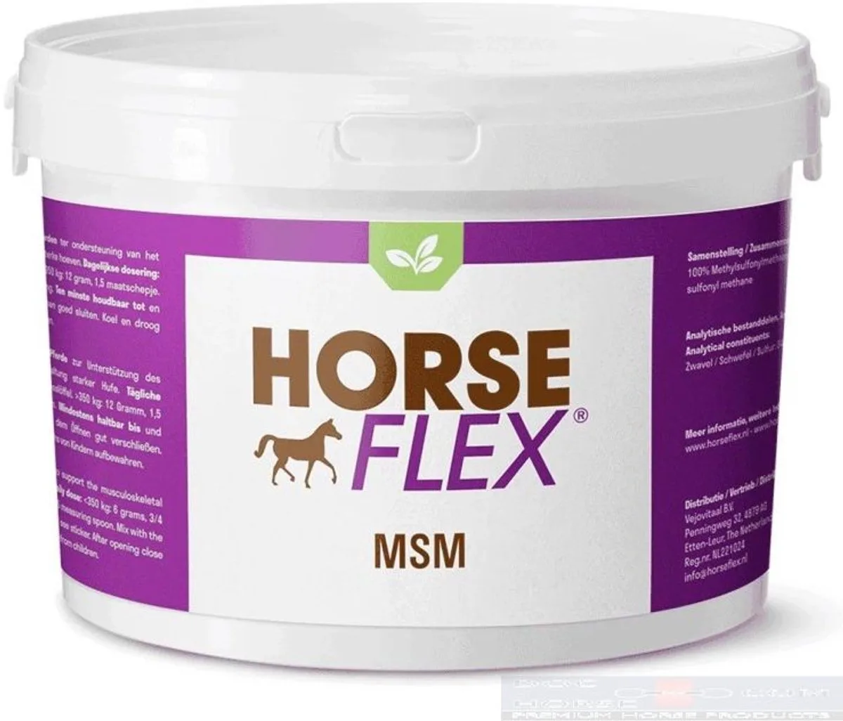 MSM 3000 g Navulzak fra HorseFlex – produktbillede