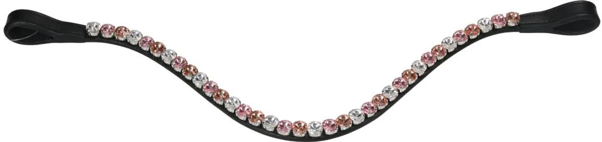 Frontriem Horsegear Hgsalerno de Horsegear en Lichtroze-roze – photo produit