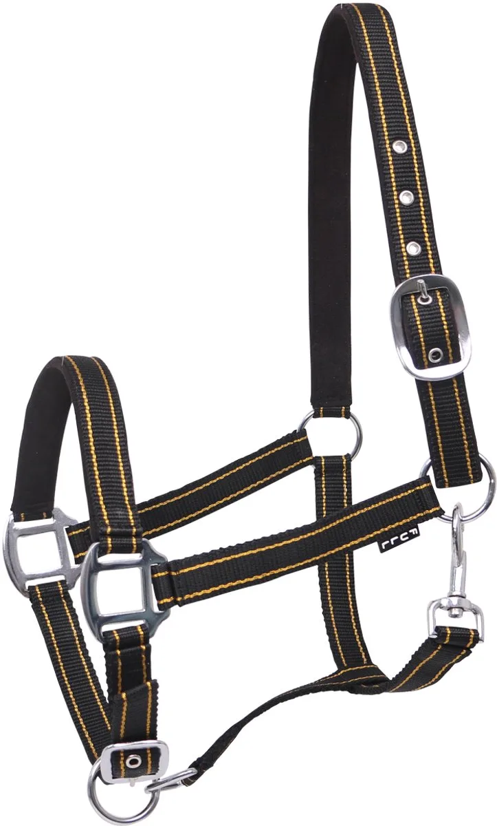 Halster Horsegear Zari by Horsegear in Zwart-goud – product photo
