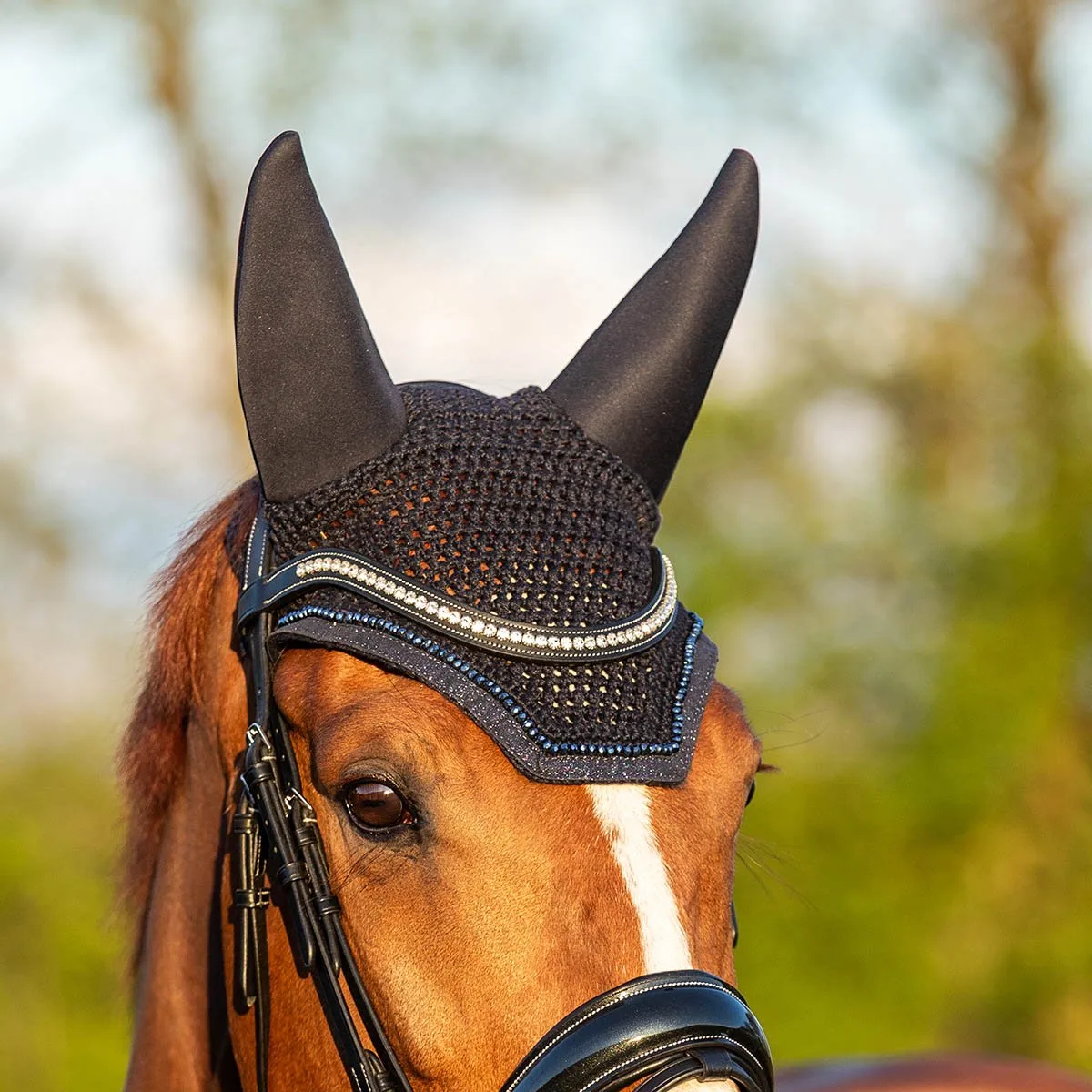 Oornetje Horsegear Hgglittery Soundless by Horsegear in Dark blue – product photo