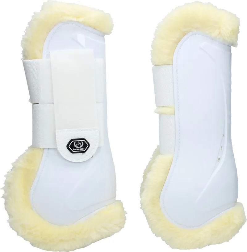 Peesbeschermers Horsegear Hglexi by Horsegear in White – product photo