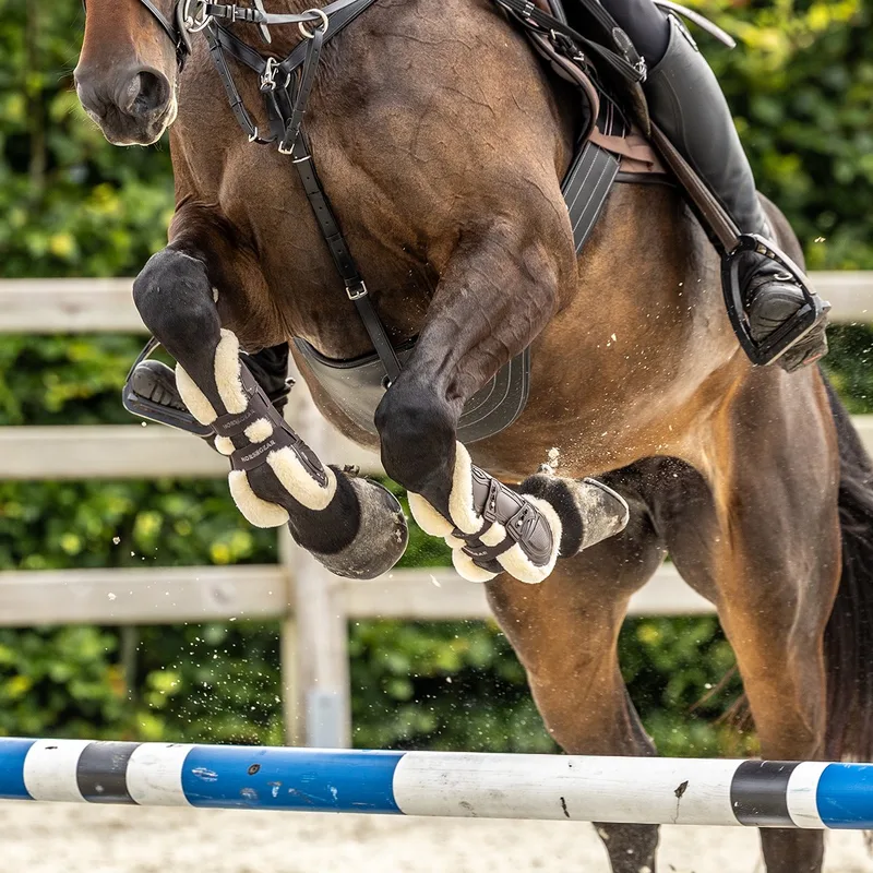 Peesbeschermers Horsegear Hgprotection Fur de Horsegear en Marron – photo produit