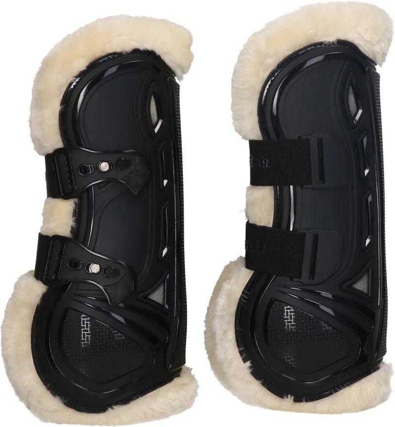 Peesbeschermers Horsegear Hgprotection Fur by Horsegear in Black – product photo