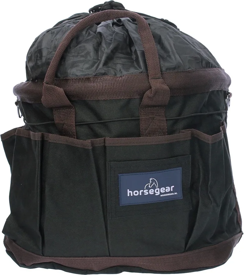 Poetstas Met Badge Horsegear by Horsegear in Zwart-bruin – product photo