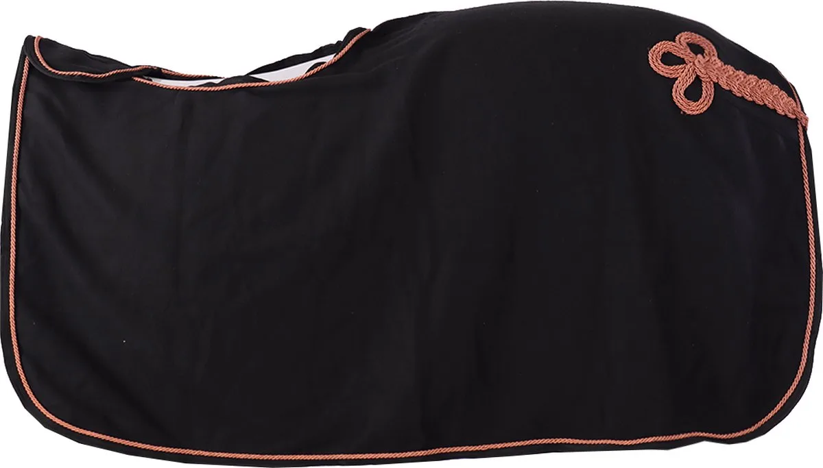 Uitrijdeken Horsegear Hgluxe - XL de Horsegear en Zwart-roségoud – photo produit