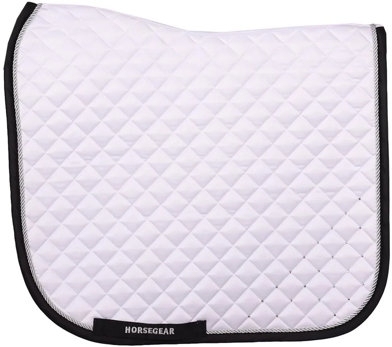 Zadeldek Horsegear Hgratfort Dressuur de Horsegear en Wit-zwart – photo produit