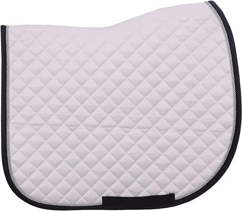 Zadeldek Horsegear Hgratfort Veelzijdigheid by Horsegear in Wit-donkerblauw – product photo