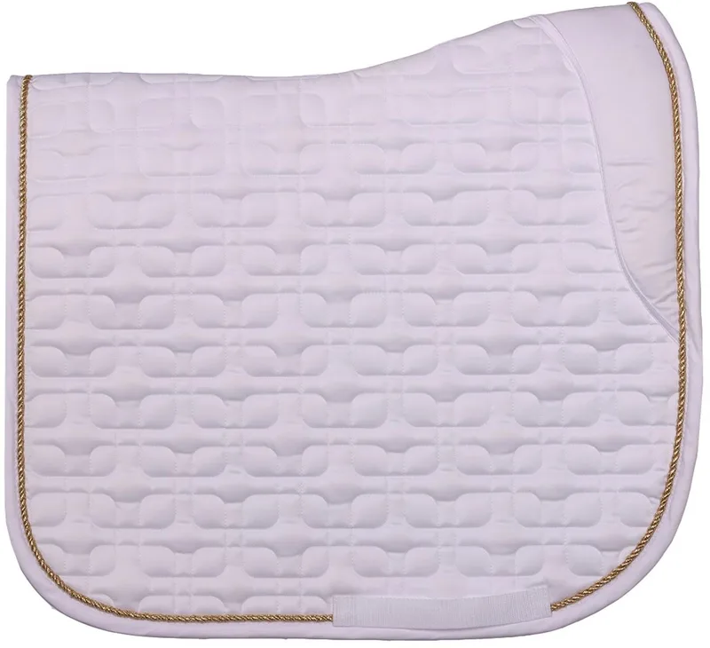 Zadeldek Horsegear Hgsedgehill Dressuur de Horsegear en Wit-goud – photo produit