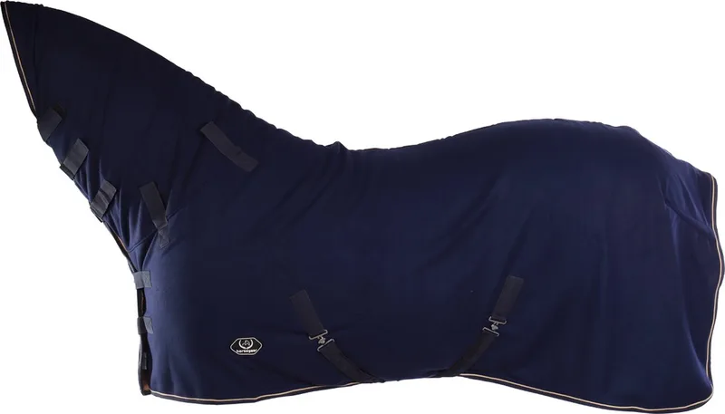 Zweetdeken Horsegear Hgroll Up Neck - 130/175 de Horsegear en Bleu foncé – photo produit