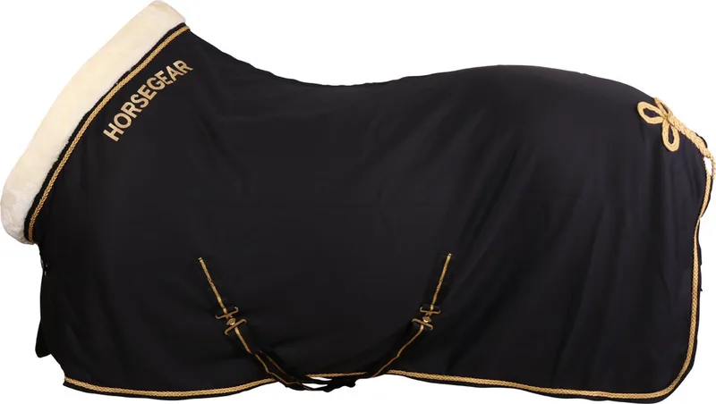 Zweetdeken Horsegear Lyx - 130/175 von Horsegear in Schwarz – Produktfoto