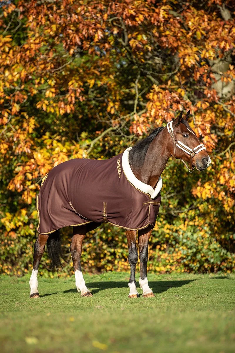 Zweetdeken Horsegear Lyx - 155/205 de Horsegear en Donkerbruin – photo produit