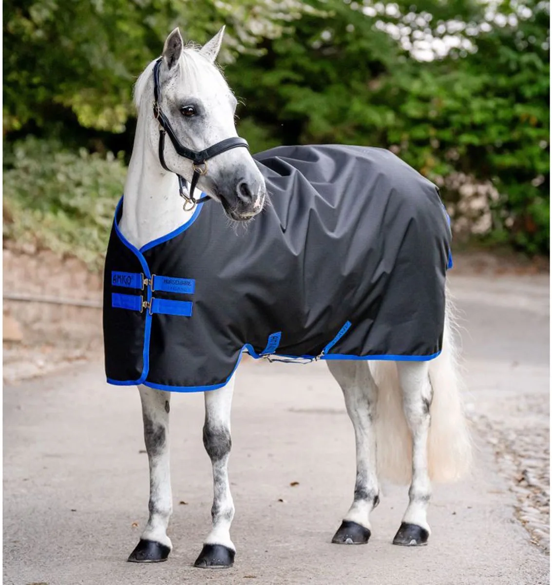 AMIGO 900D PETITE TURNOUT 0GR van Horseware in Zwart – productfoto
