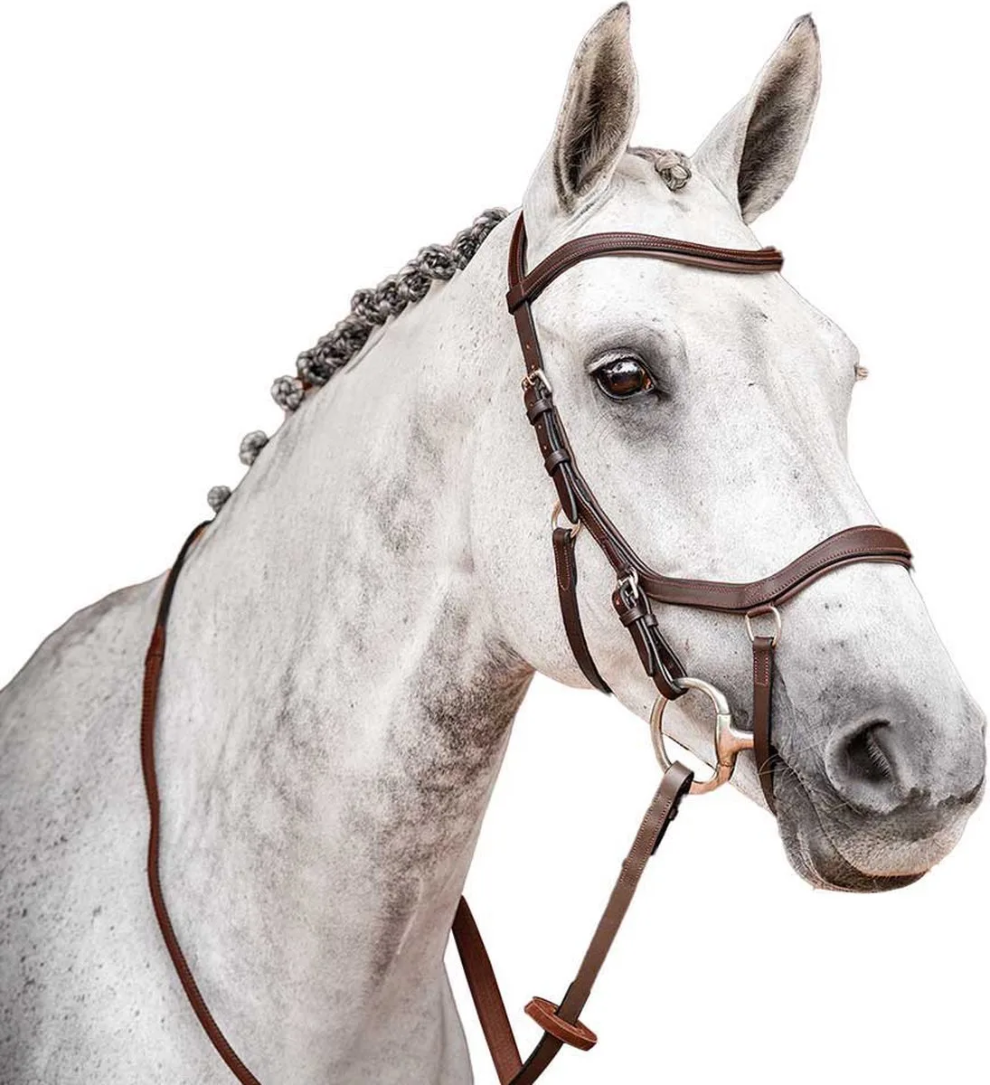 Inglesa Micklem 2 Competition Hoofdstellen Bruin Extra Full von Horseware in Braun – Produktfoto