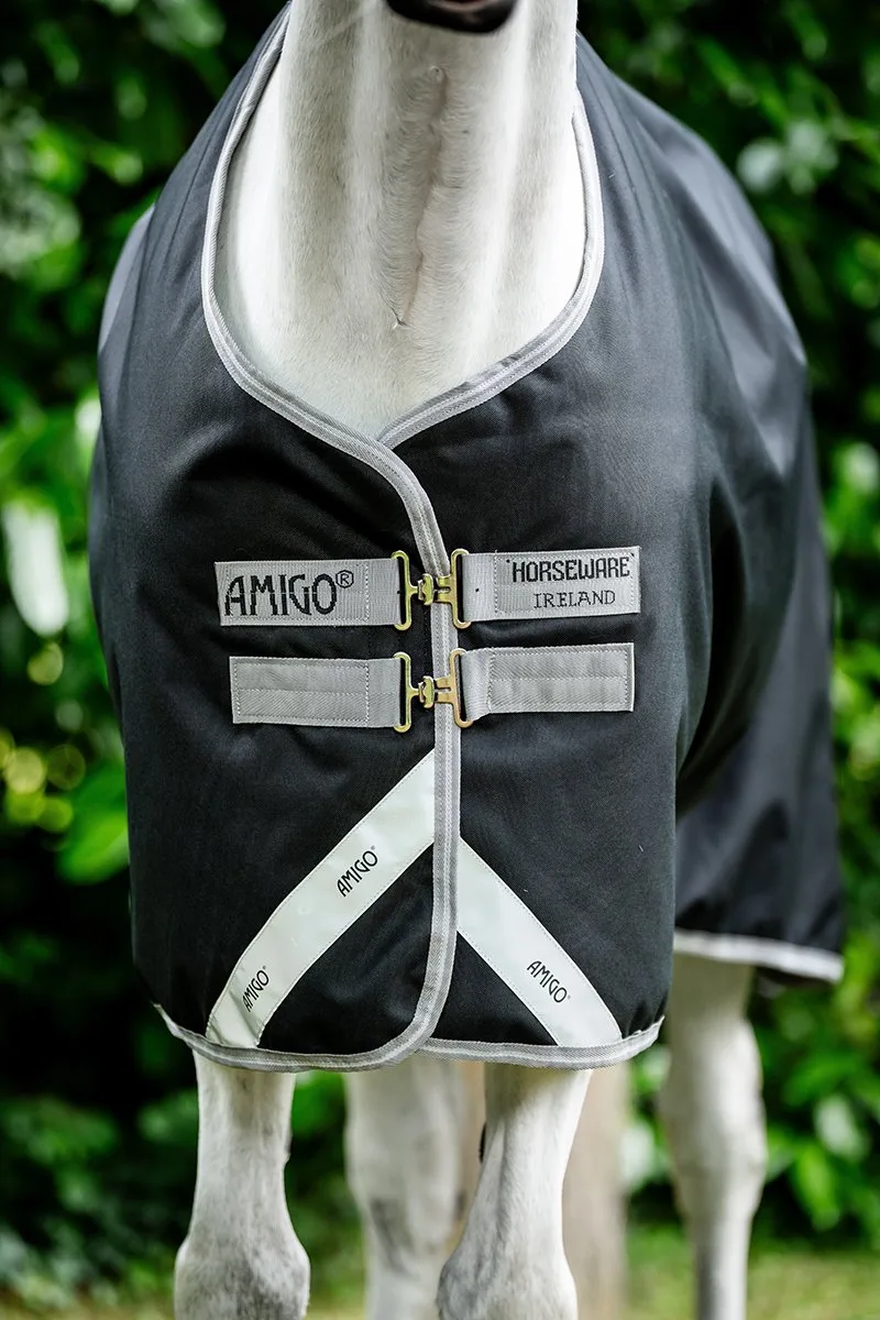 Outdoordeken Horseware Amigo Bravo 1200d 100gr - 145/198 von Horseware in Zwart-grijs – Produktfoto