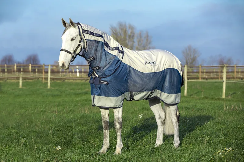Outdoordeken Rambo Summer Series - 160/213 de Horseware en Bleu – photo produit