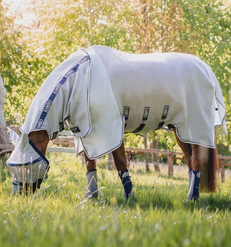 Rambo Protector Vliegendeken 150 Normal by Horseware in Silver – product photo