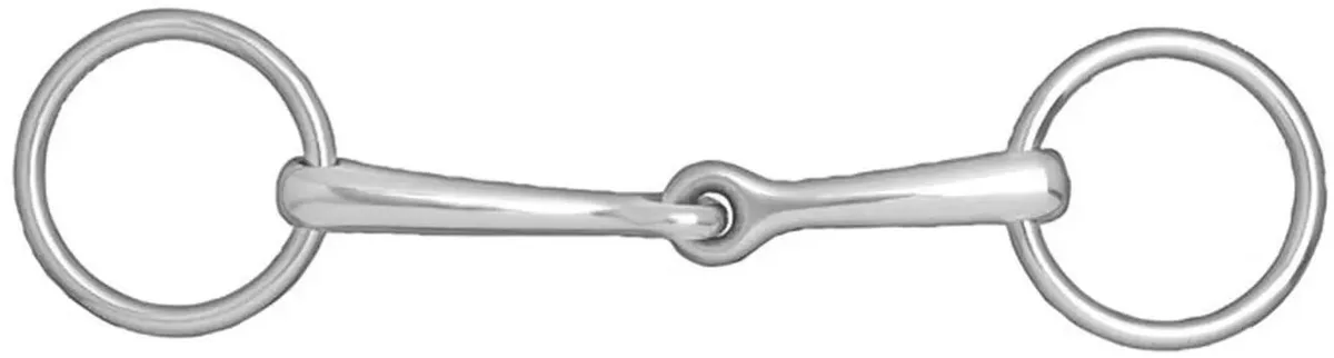 2-rings bit voor paarden Horze Chantilly van Horze in Zilver – productfoto