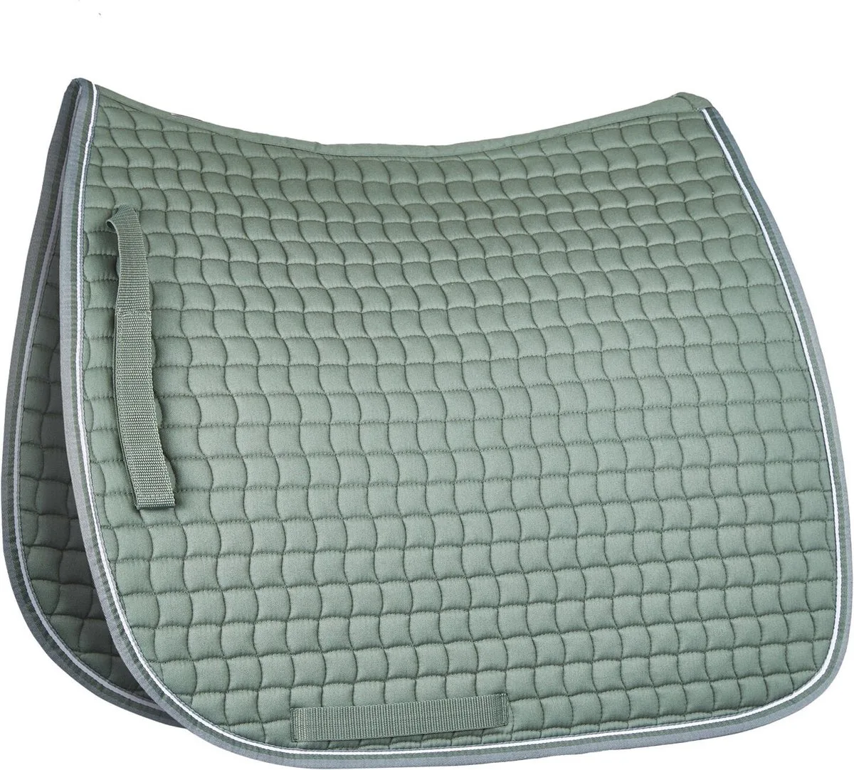 Adepto Dressuurzadeldek, Pony von Horze in Beetle Khaki Green – Produktfoto
