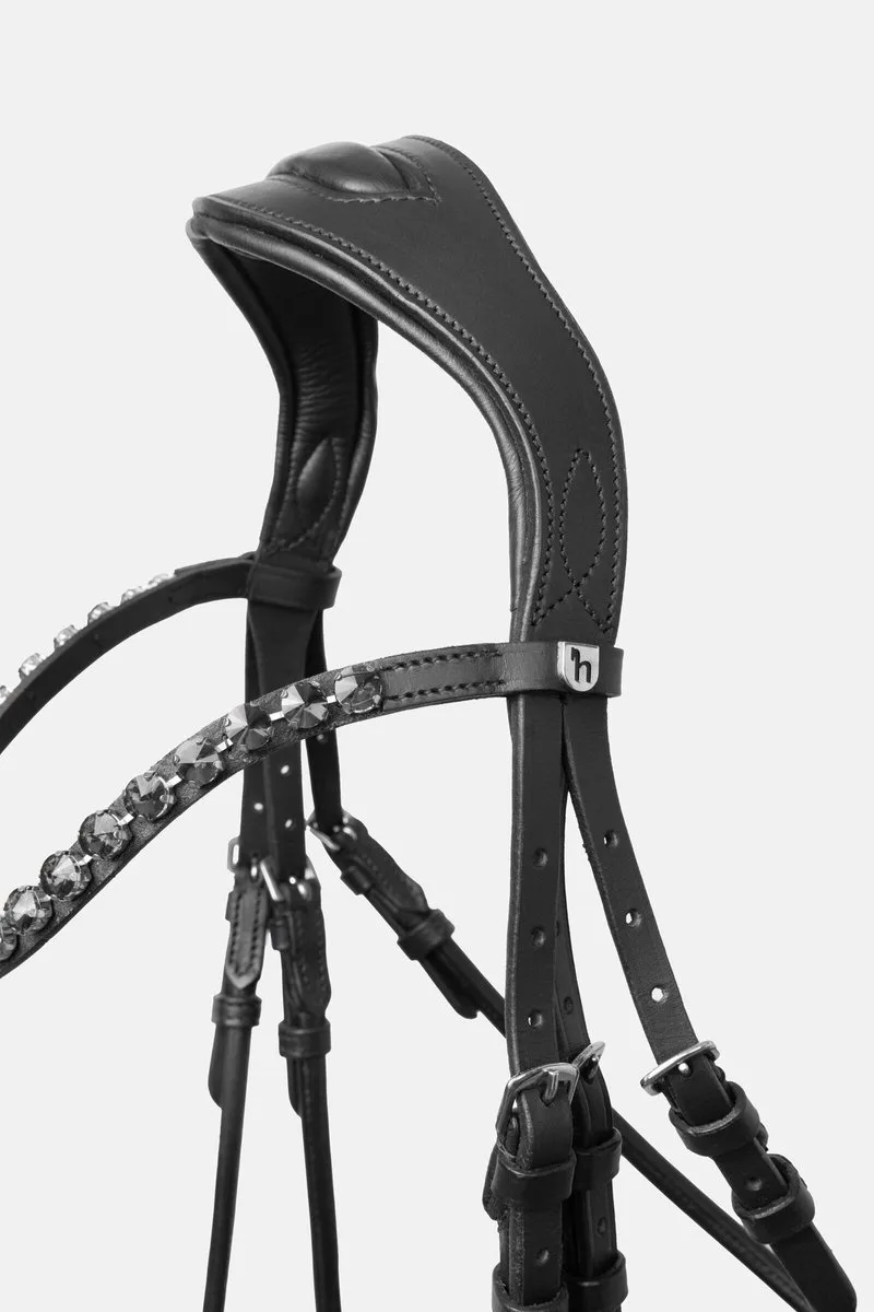 Clermont Anatomisch Hoofdstel, Vollblut de Horze en Noir – photo produit