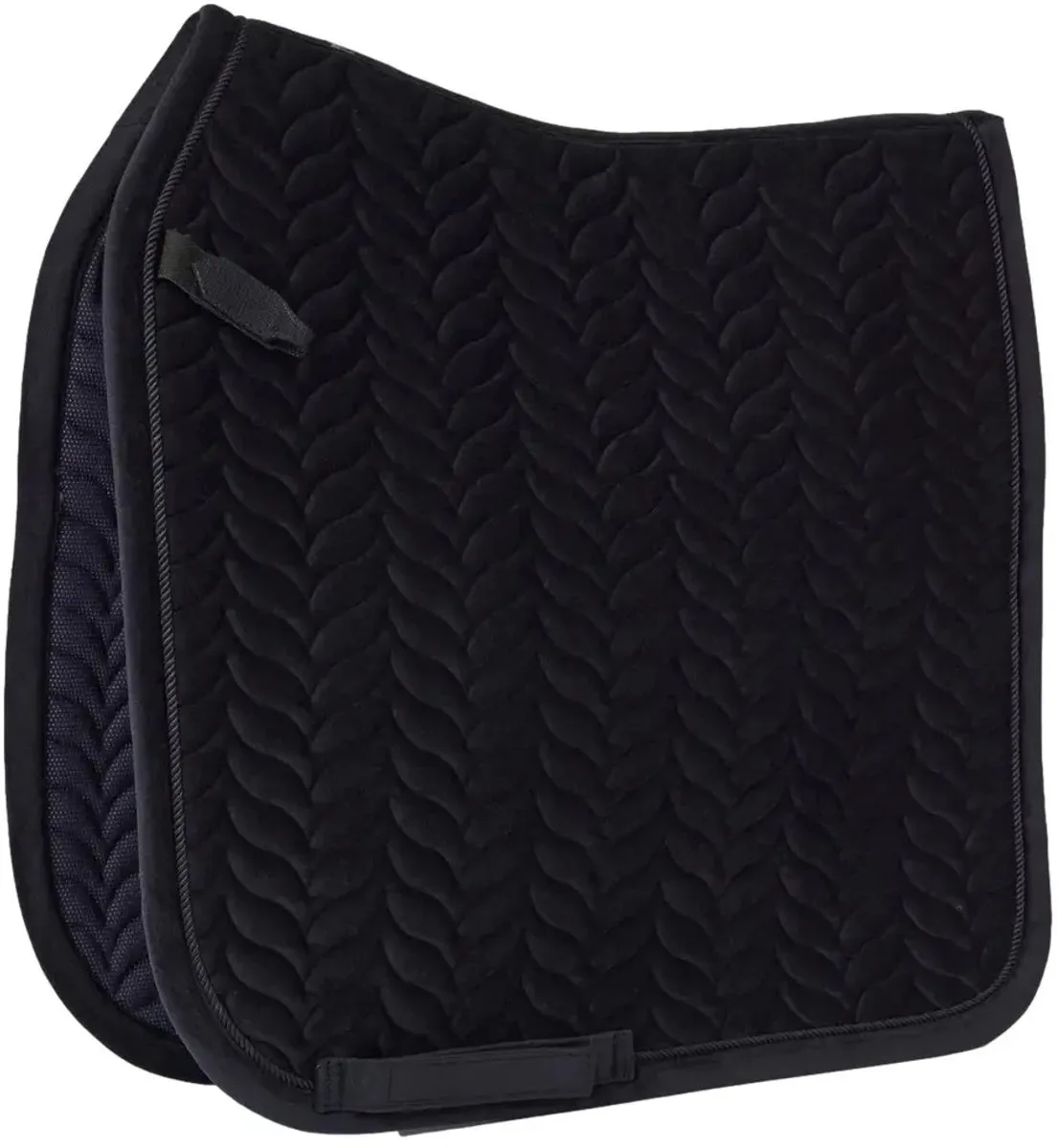 Dressuurmat Horze Velvet Wave de Horze en Odyssey navy – photo produit