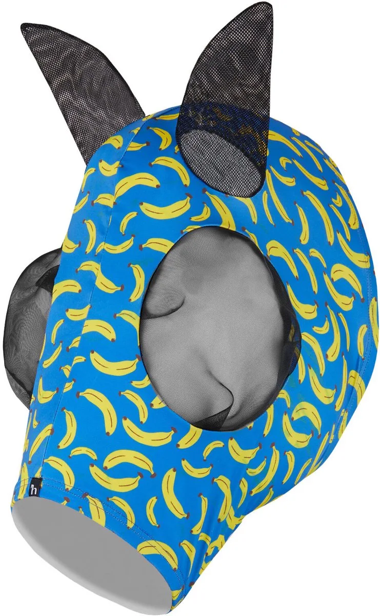 elastisch pull-on vliegenmasker, Yellow (Banana), Pony van Horze – productfoto