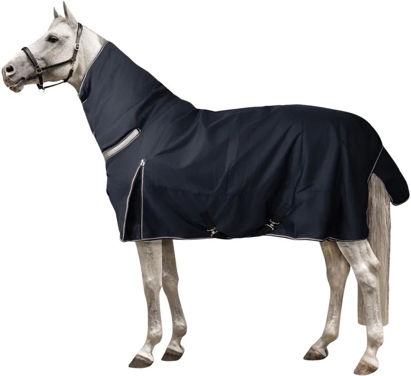 Outdoor paardendeken Horze Glasgow Full Neck 200g de Horze en Rouge – photo produit