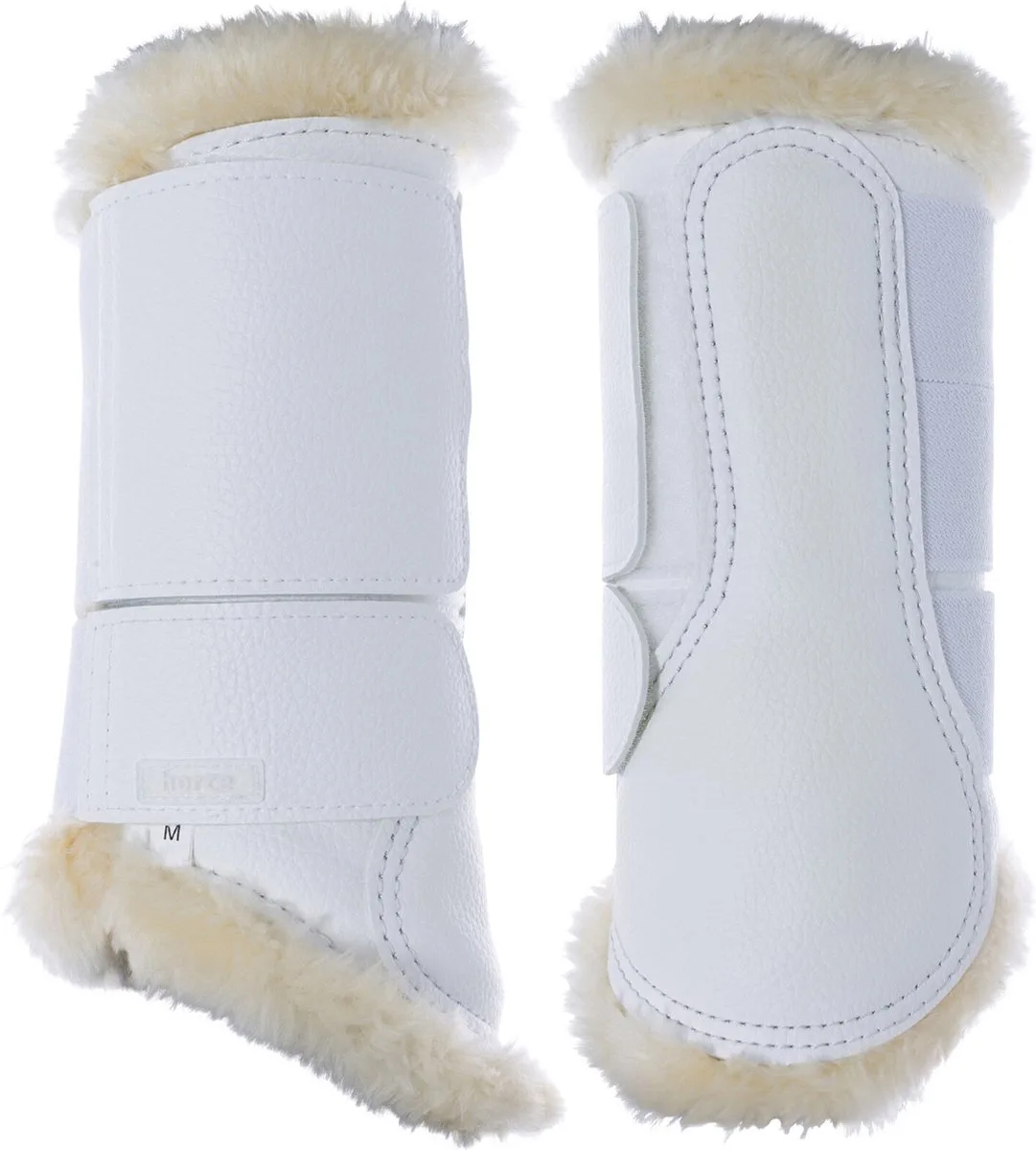 Signature Beenbeschermers, S by Horze in White – product photo
