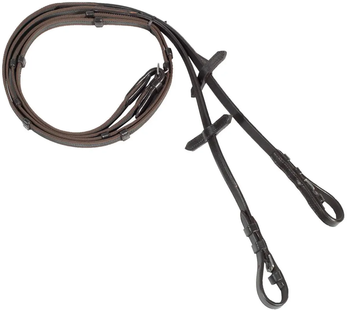 Teugels voor paard bredies Horze Slender de Horze en Brokaat bruin – photo produit